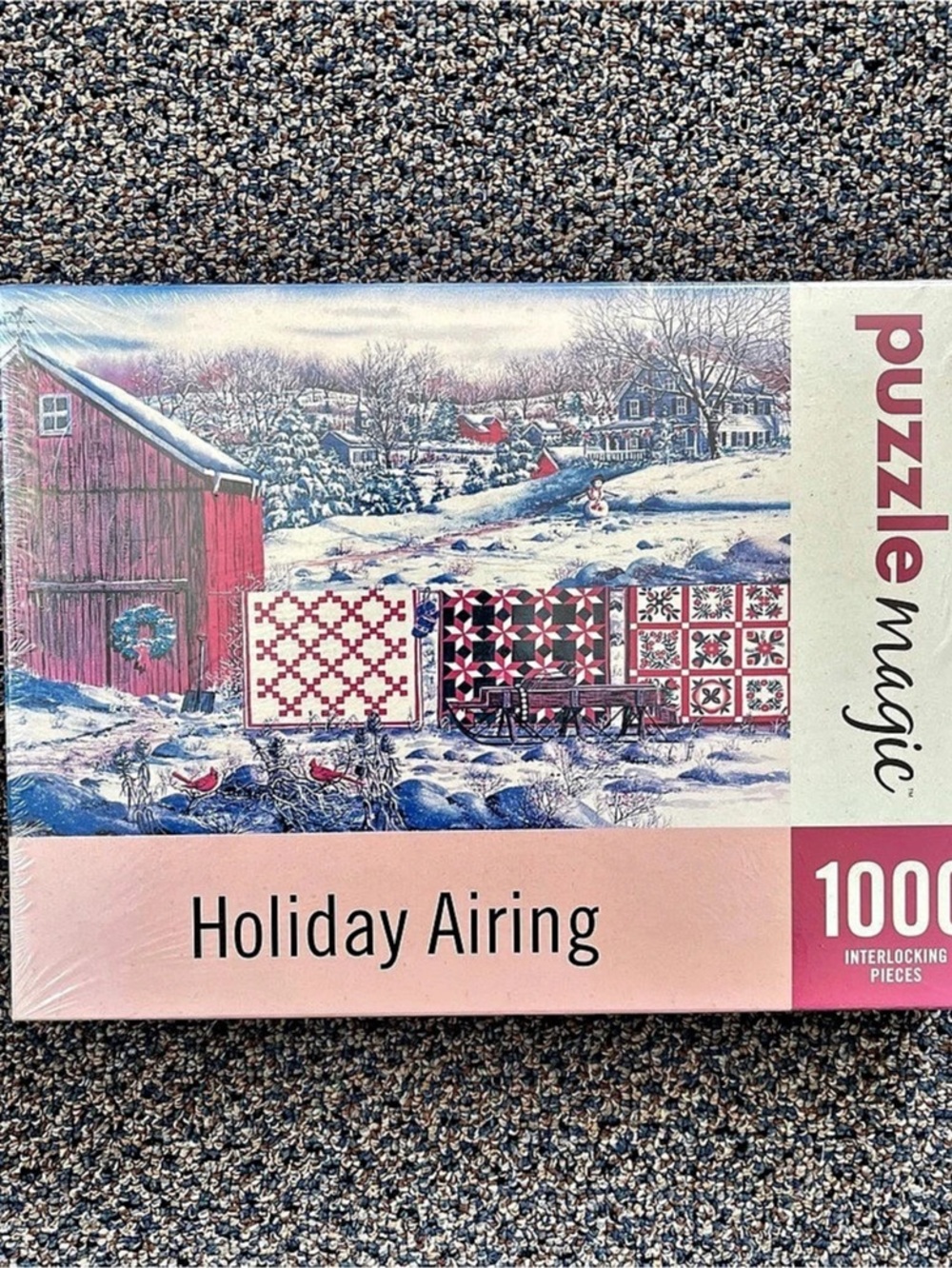 Puzzle Magic Holiday Airing 1000-Piece Holiday Puzzle